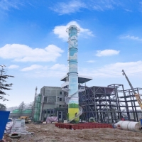 自立式煙囪涂繪景觀煙囪