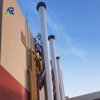 廚房不銹鋼煙囪施工案例