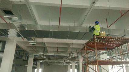 1不銹鋼通風管道安裝的施工條件 1不銹鋼通風管道安裝的施工條件