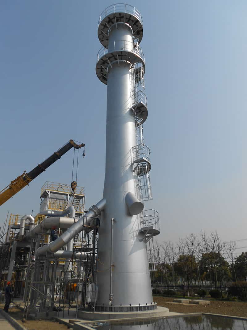 不銹鋼煙囪具有的特點及結構布置 不銹鋼煙囪具有的特點及結構布置