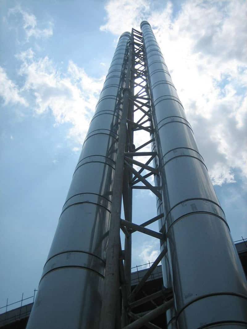 雙層保溫不銹鋼煙囪安裝流程 雙層保溫不銹鋼煙囪安裝流程